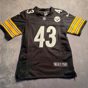 NFL Black On-Field Football Jersey with Yellow and White Accents